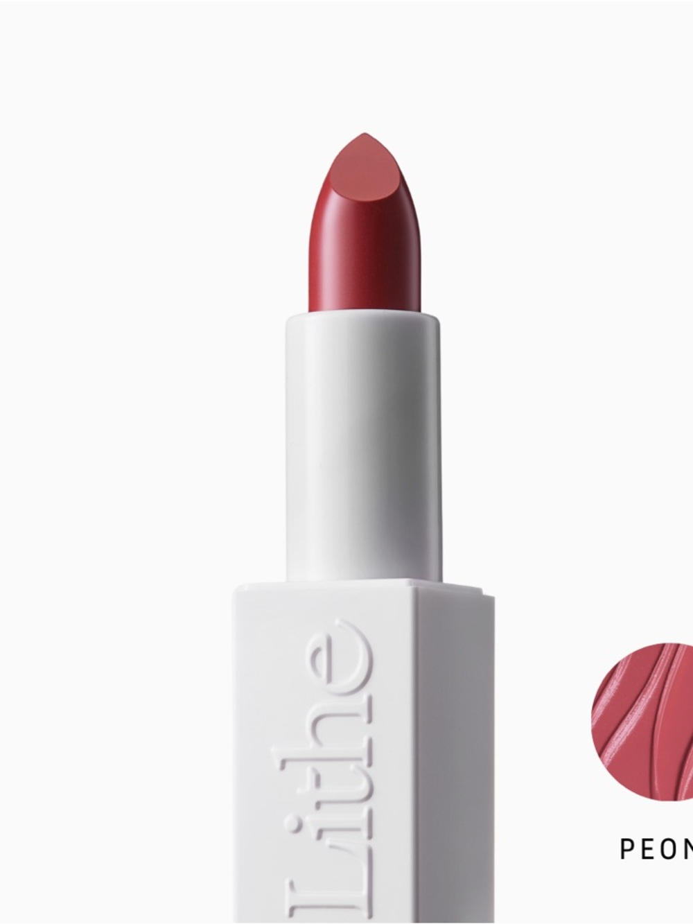 lilah b. Peony Rose Satin Lipstick — Creamy Rose Shade